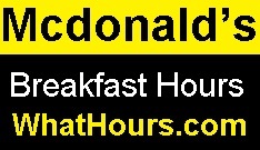 Mcdonald’s breakfast hours