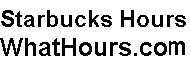 Starbucks hours